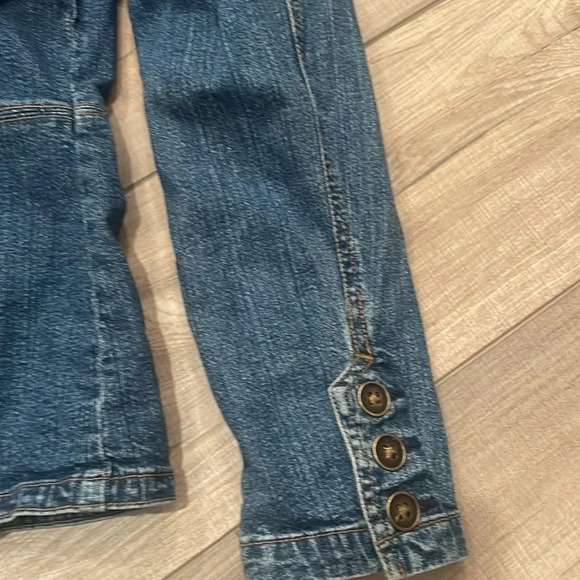 St Johns Bay petite small fitted Jean jacket - Picture 7 of 9